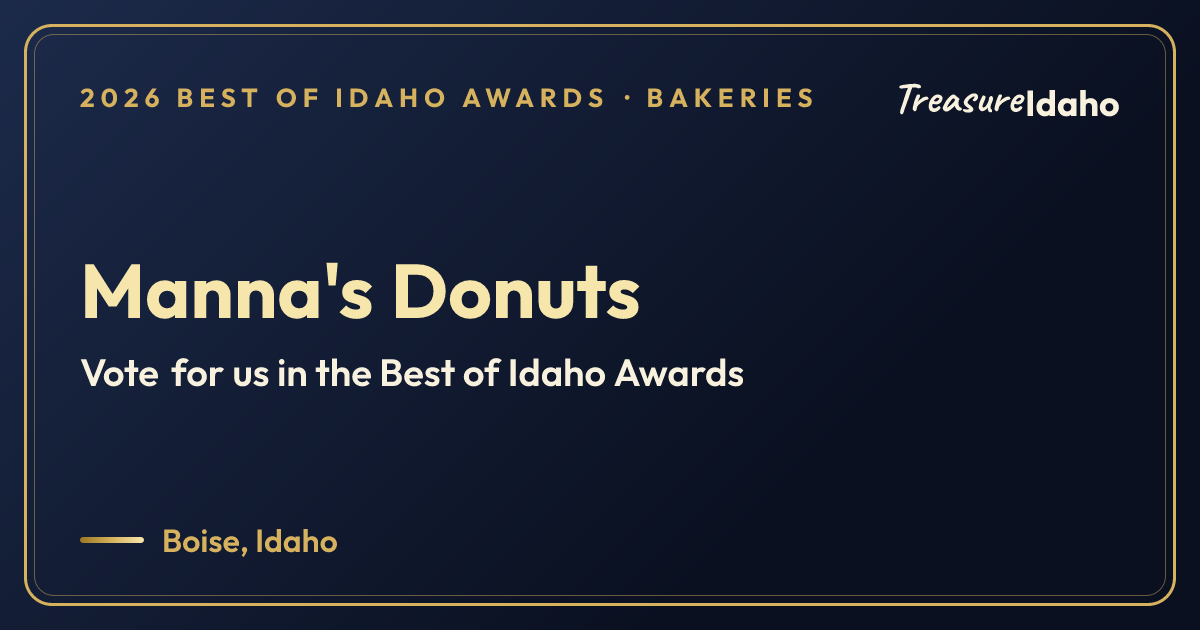 Vote for Manna's Donuts card for Bakeries