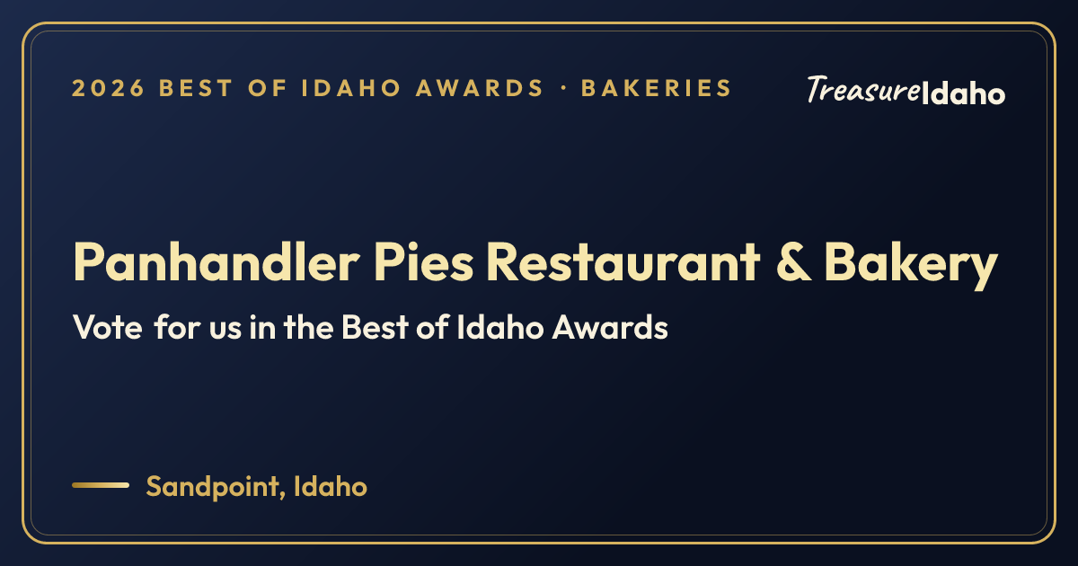 Vote for Panhandler Pies Restaurant & Bakery card for Bakeries