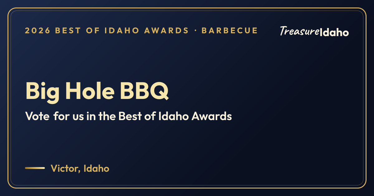 Vote for Big Hole BBQ card for Barbecue
