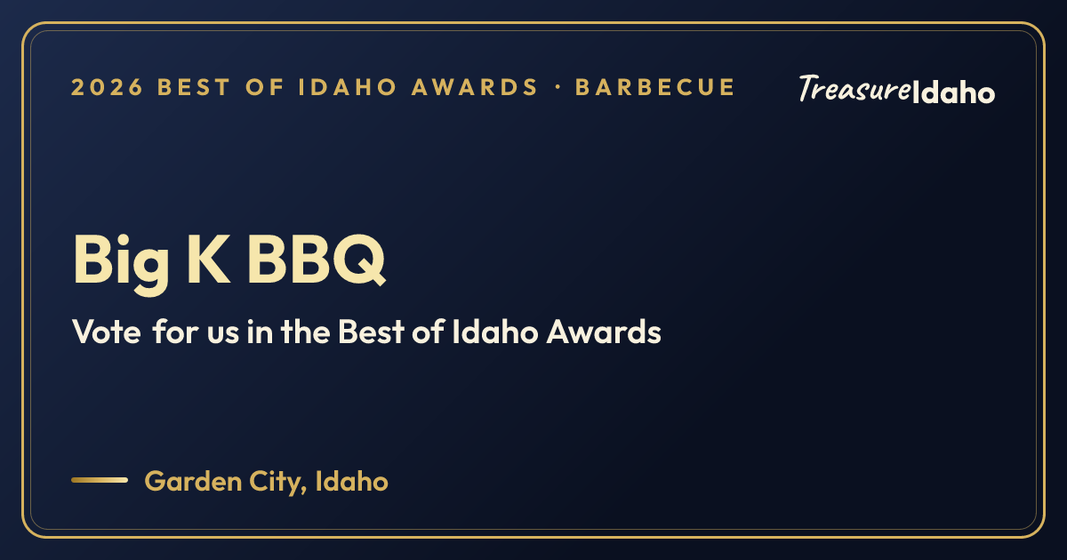 Vote for Big K BBQ card for Barbecue