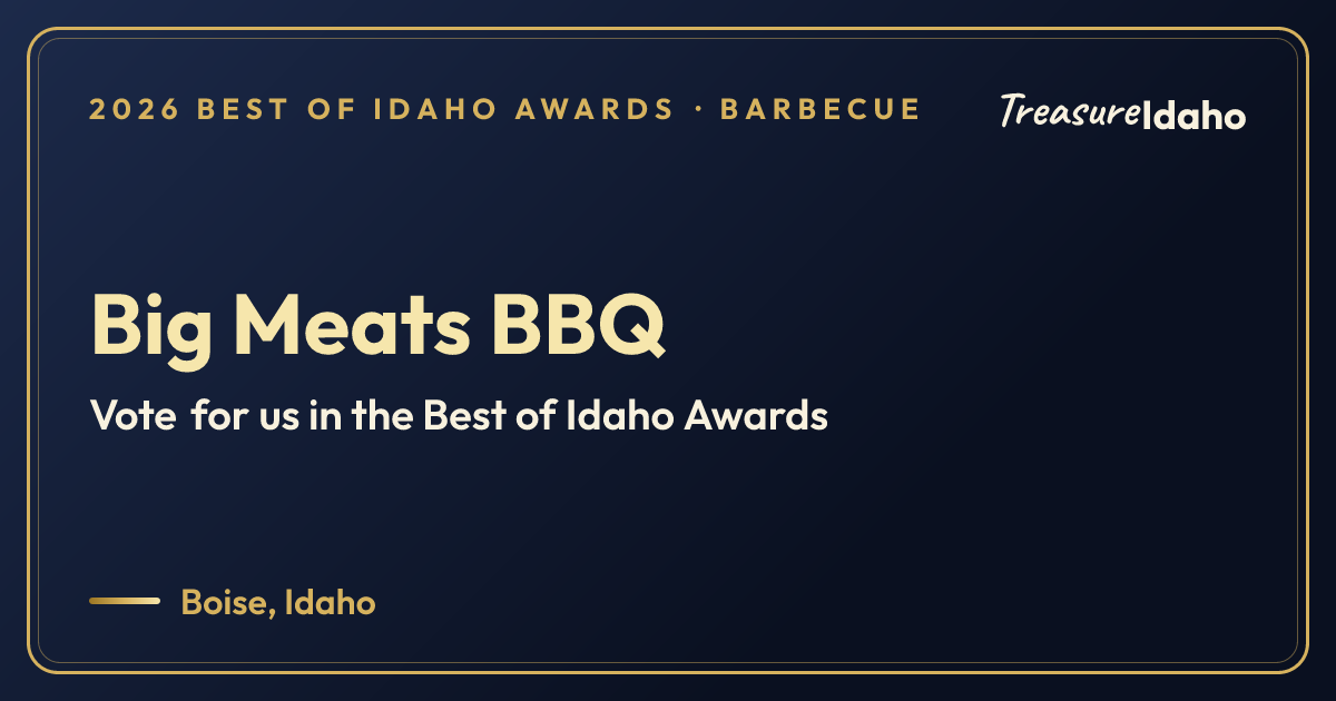 Vote for Big Meats BBQ card for Barbecue