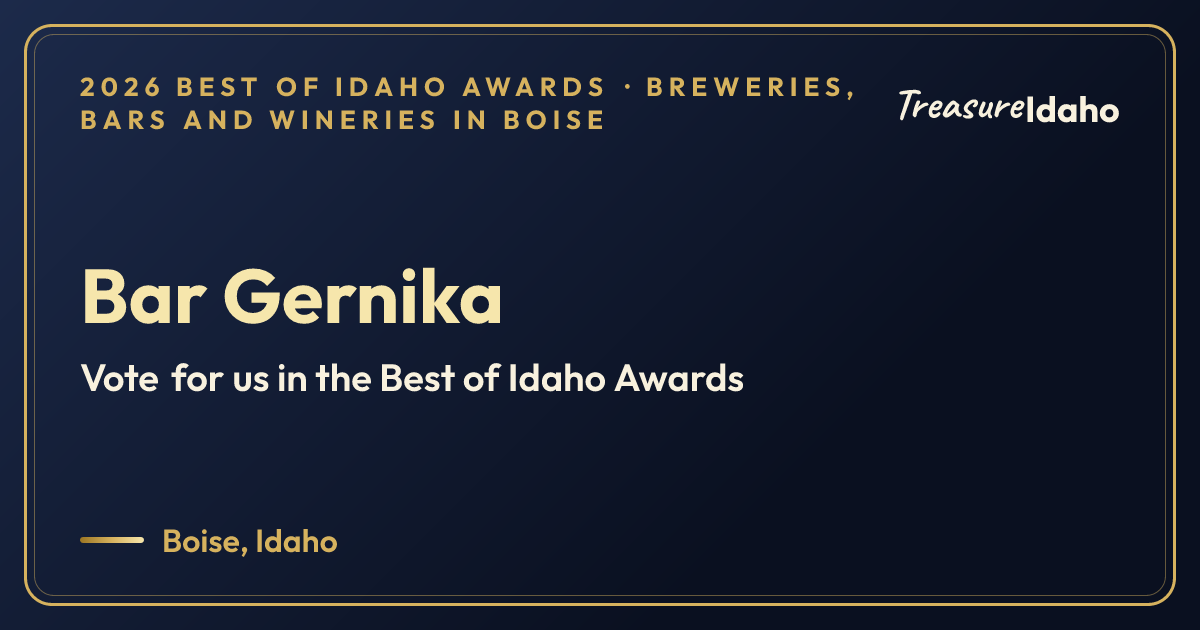 Vote for Bar Gernika card for Breweries, bars and wineries in Boise