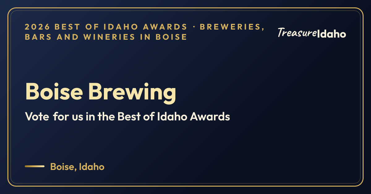 Vote for Boise Brewing card for Breweries, bars and wineries in Boise