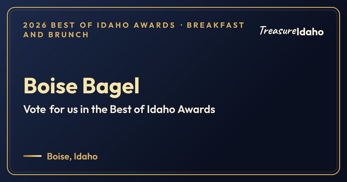 Vote for Boise Bagel card for Breakfast and brunch