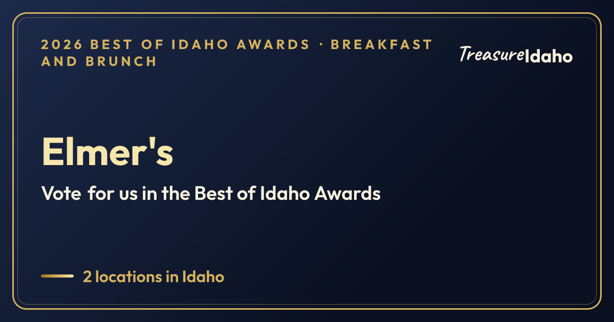 Vote for Elmer's card for Breakfast and brunch