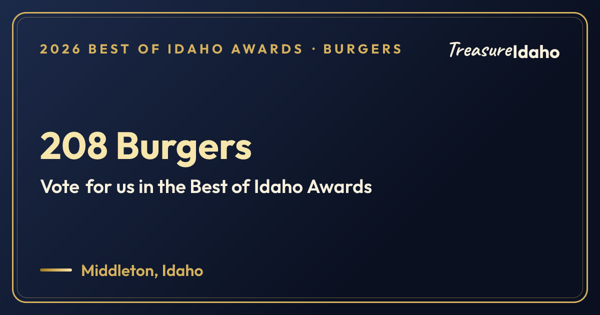 Vote for 208 Burgers card for Burgers