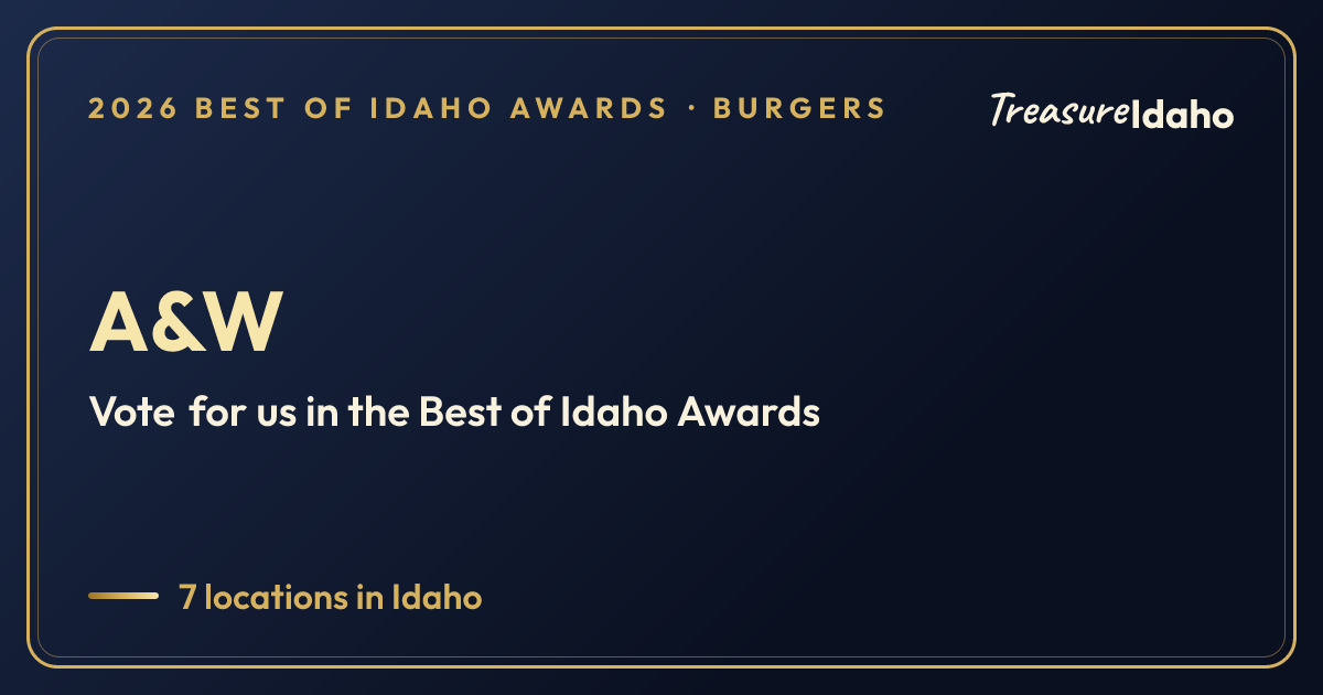 Vote for A&W card for Burgers