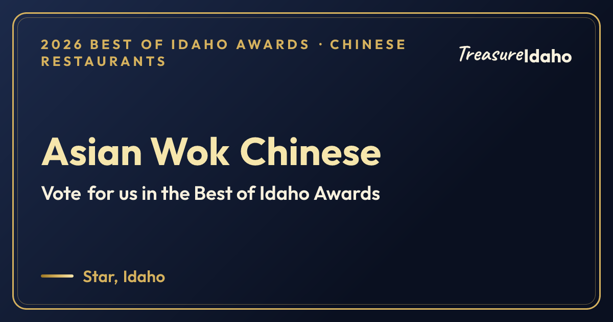 Vote for Asian Wok Chinese card for Chinese restaurants