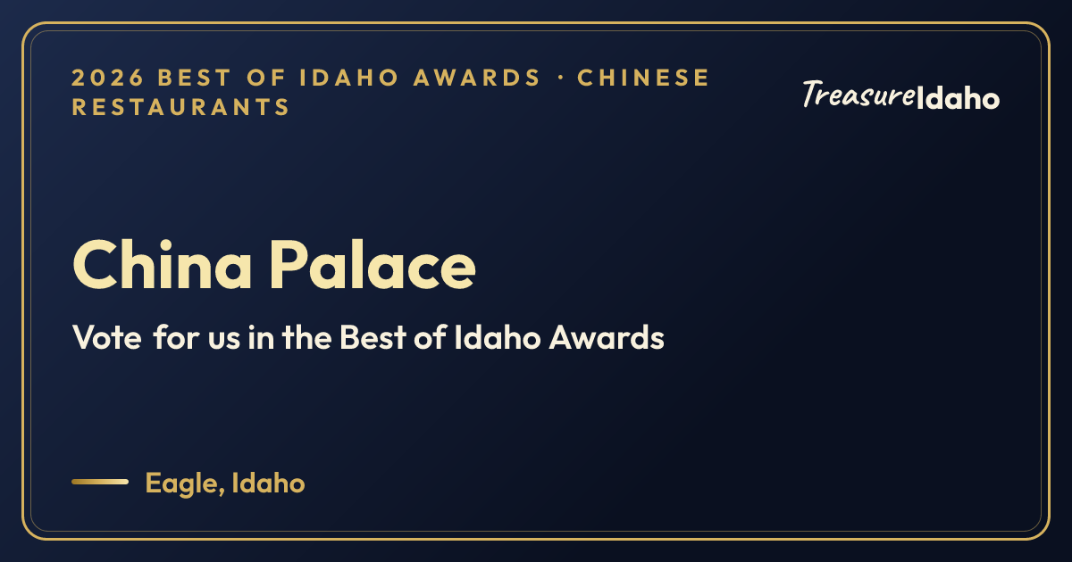 Vote for China Palace card for Chinese restaurants
