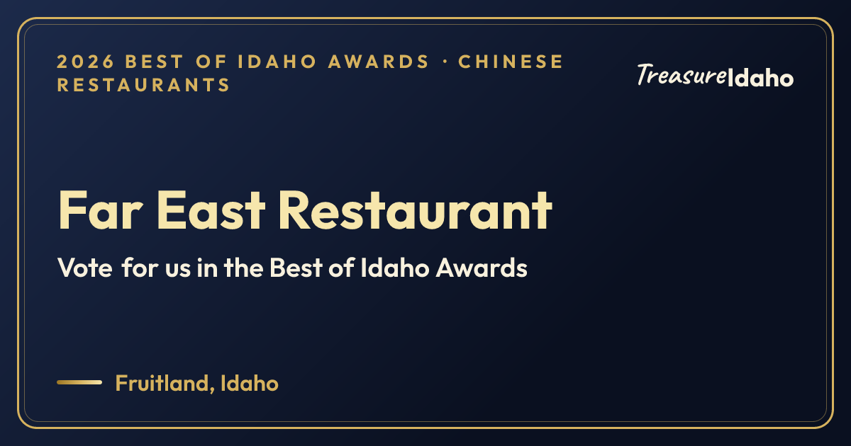 Vote for Far East Restaurant card for Chinese restaurants