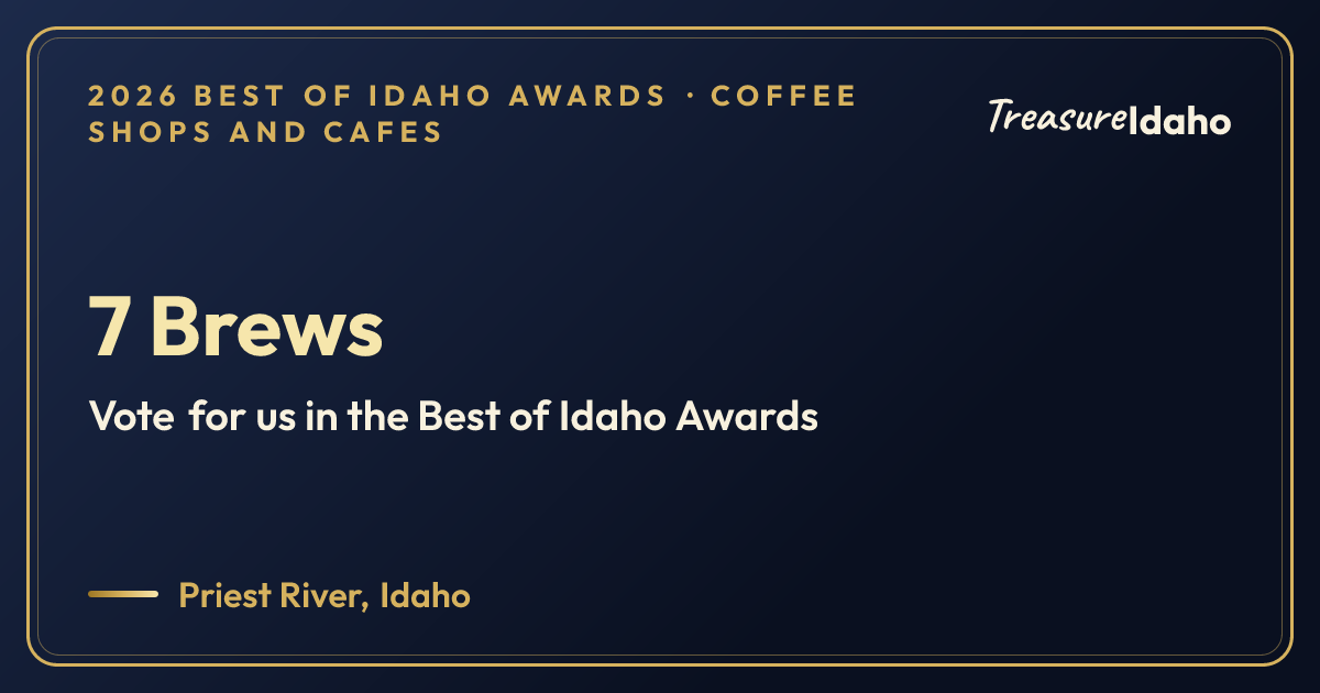 Vote for 7 Brews card for Coffee shops and cafes