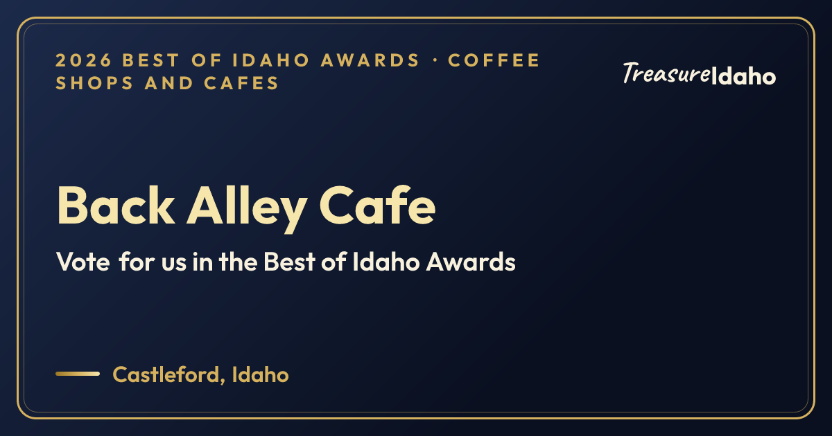 Vote for Back Alley Cafe card for Coffee shops and cafes