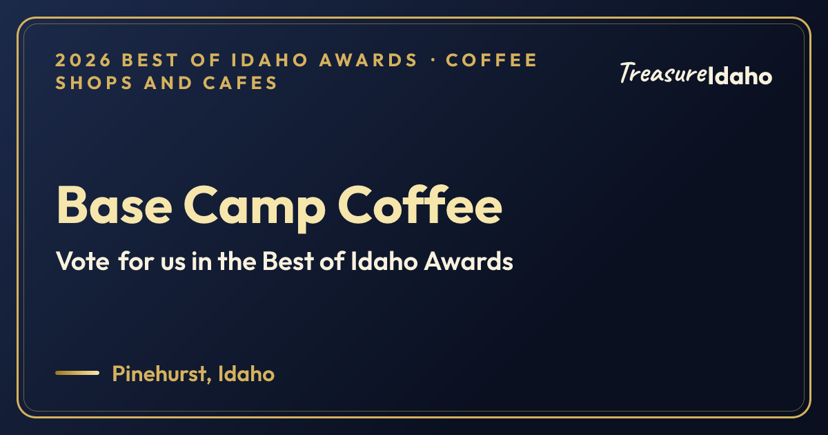 Vote for Base Camp Coffee card for Coffee shops and cafes