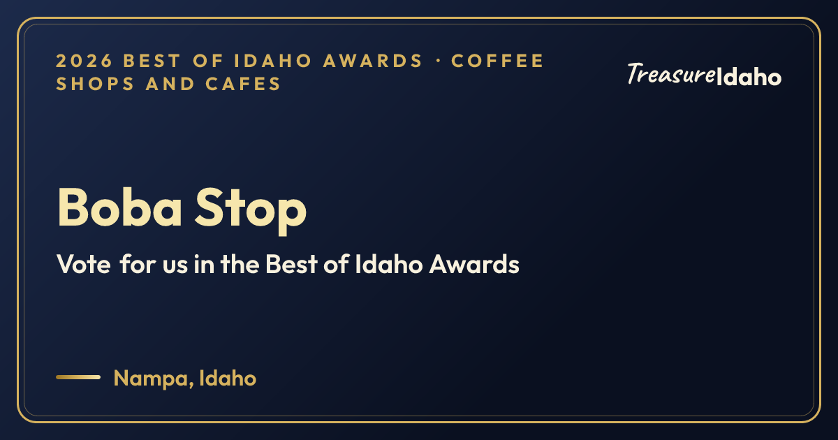 Vote for Boba Stop card for Coffee shops and cafes