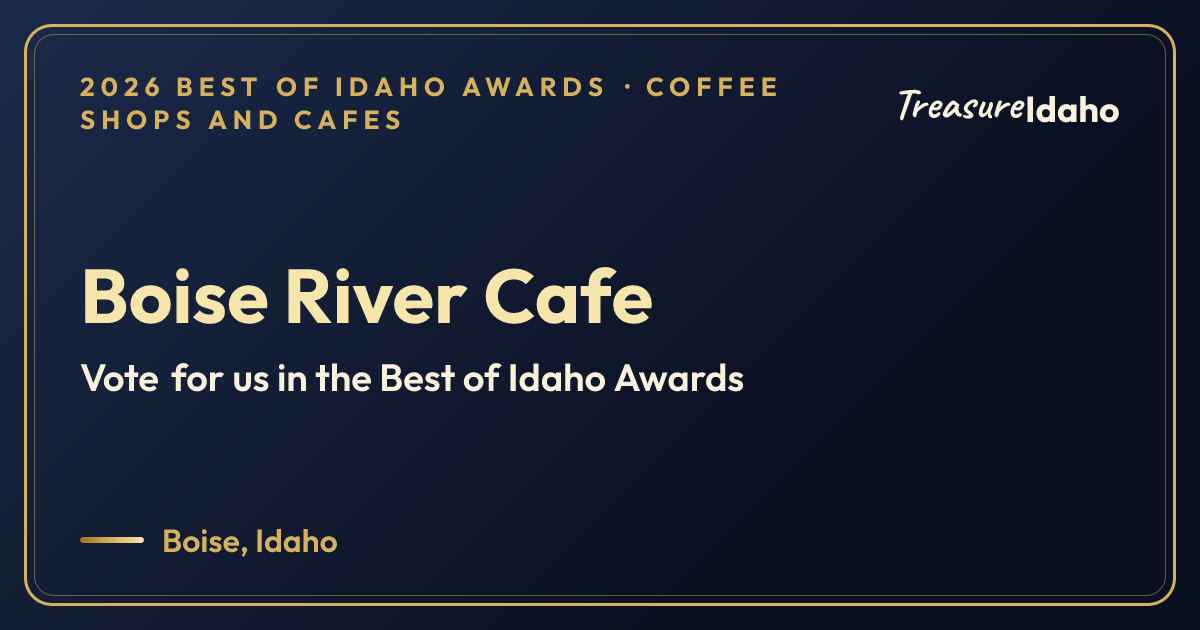 Vote for Boise River Cafe card for Coffee shops and cafes