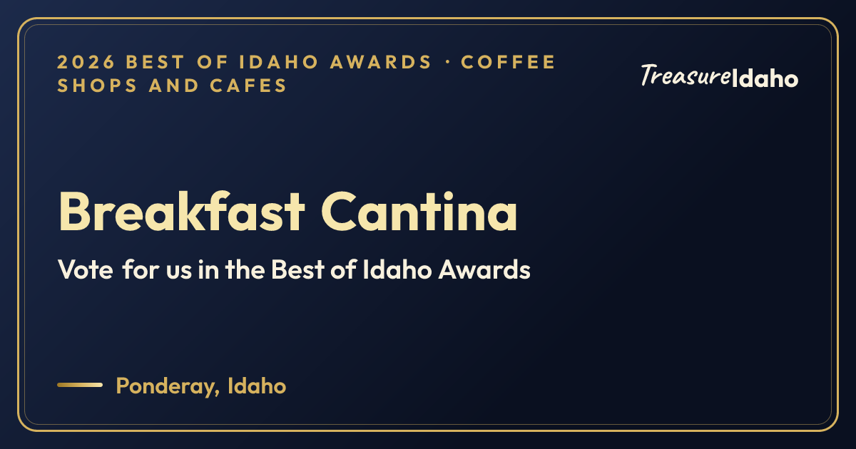 Vote for Breakfast Cantina card for Coffee shops and cafes