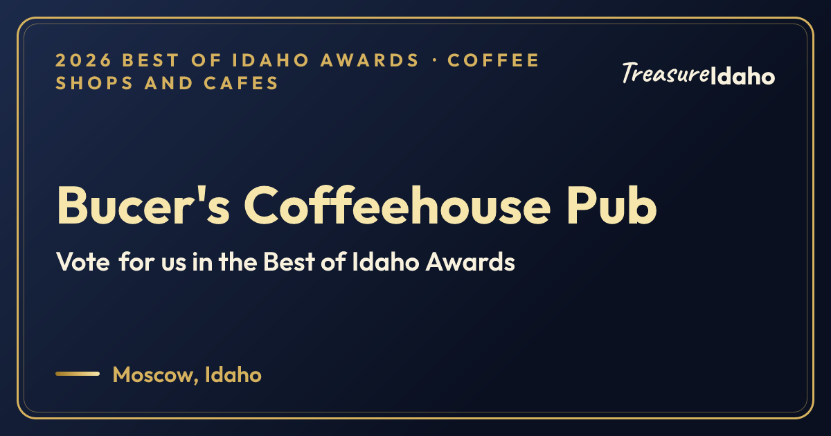 Vote for Bucer's Coffeehouse Pub card for Coffee shops and cafes