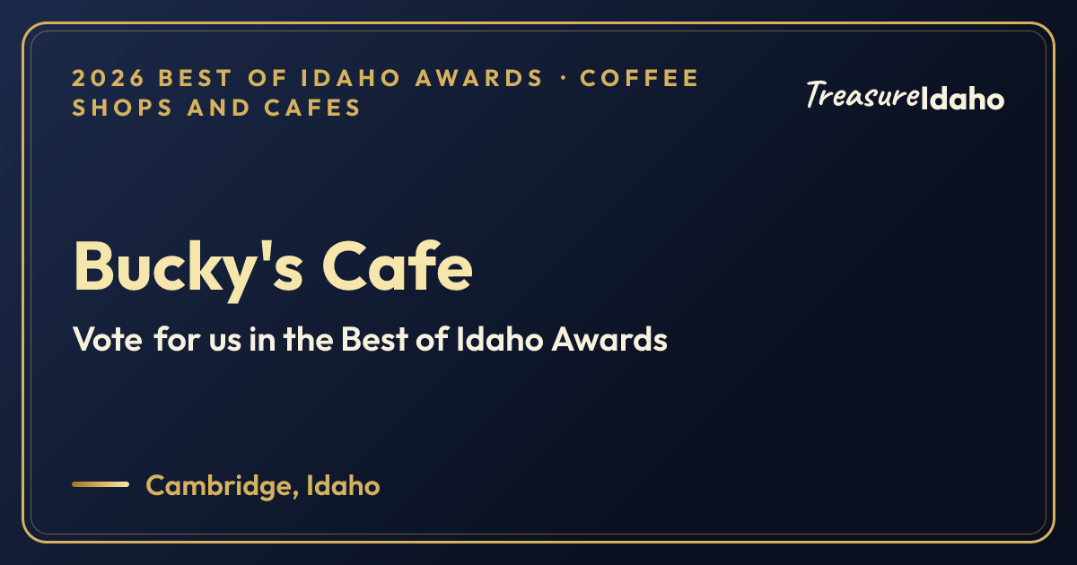 Vote for Bucky's Cafe card for Coffee shops and cafes