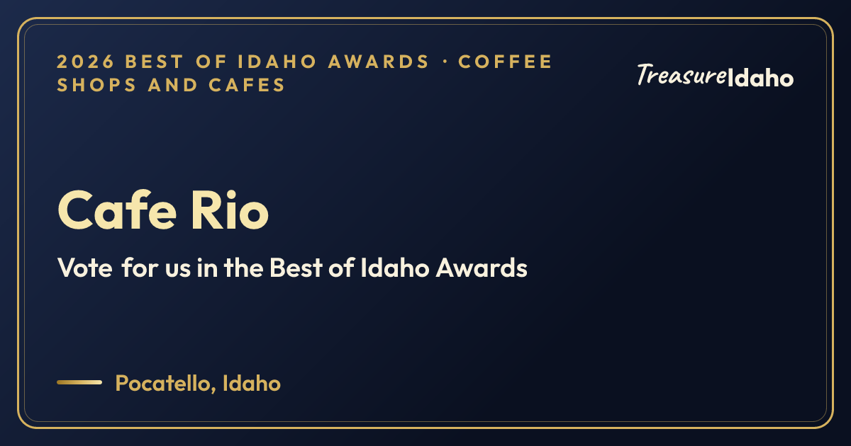 Vote for Cafe Rio card for Coffee shops and cafes
