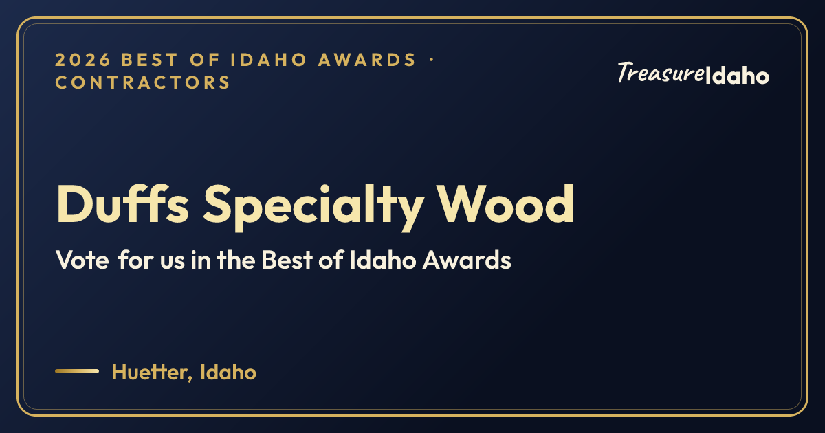 Vote for Duffs Specialty Wood card for Contractors