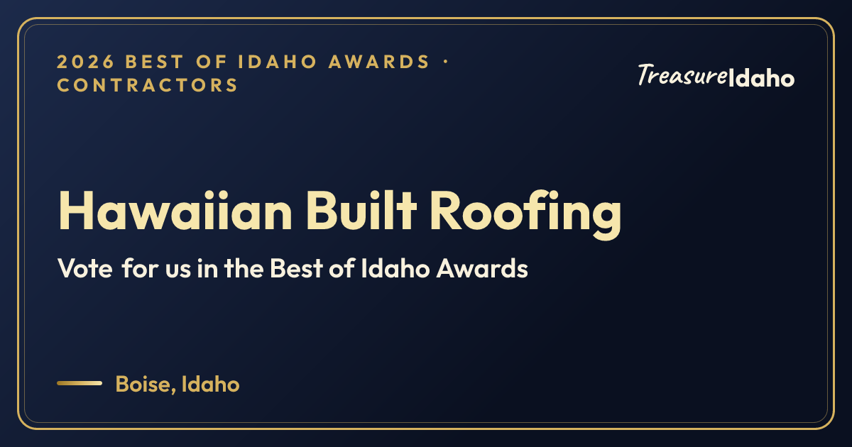 Vote for Hawaiian Built Roofing card for Contractors