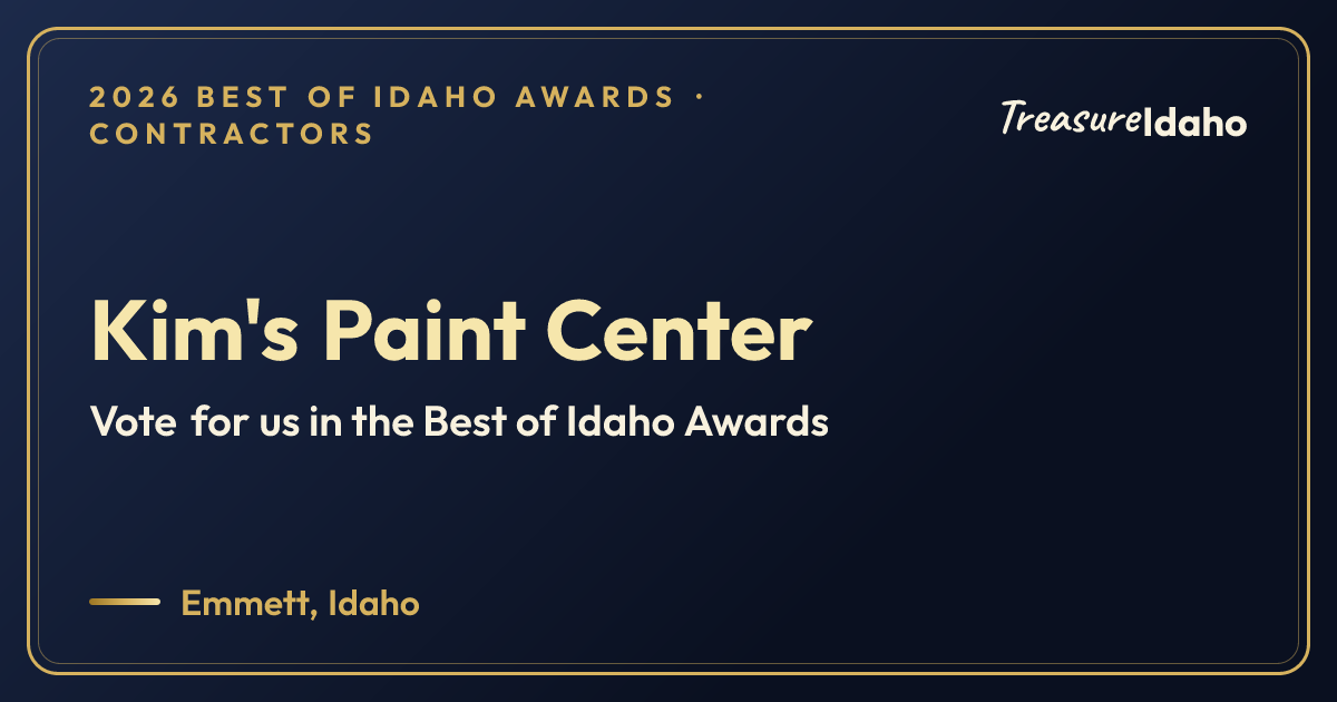 Vote for Kim's Paint Center card for Contractors