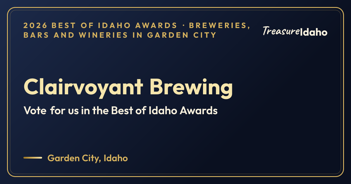 Vote for Clairvoyant Brewing card for Breweries, bars and wineries in Garden City