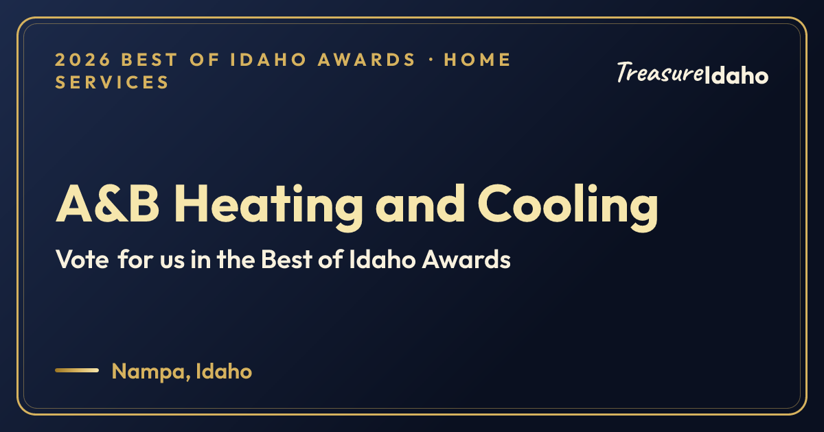 Vote for A&B Heating and Cooling card for Home services