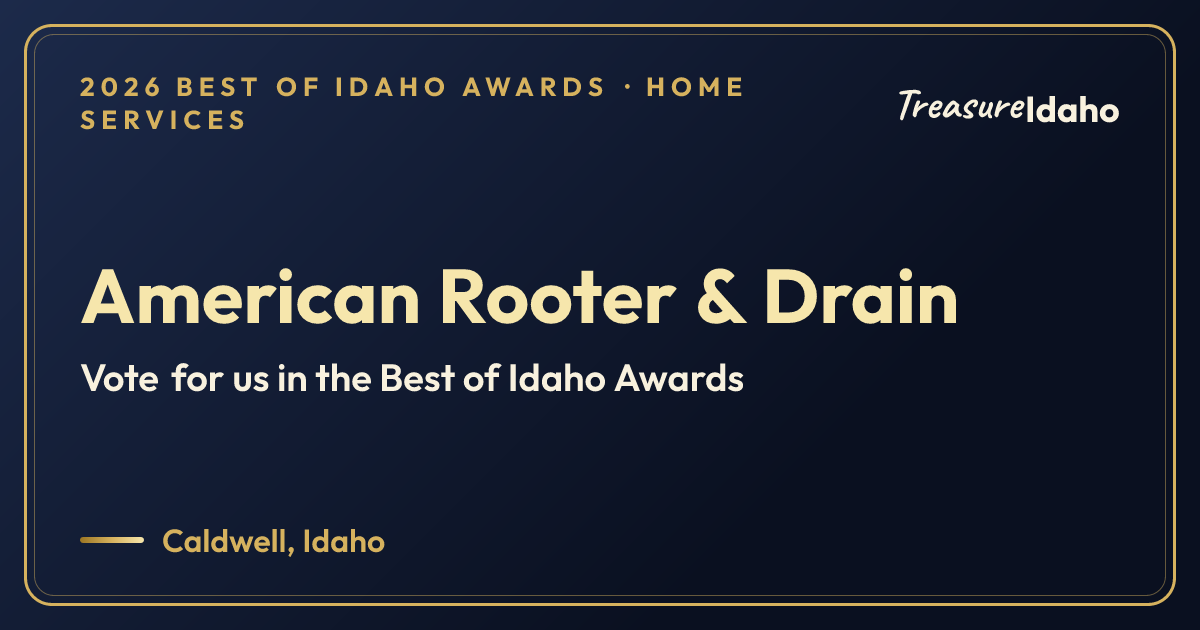 Vote for American Rooter & Drain card for Home services