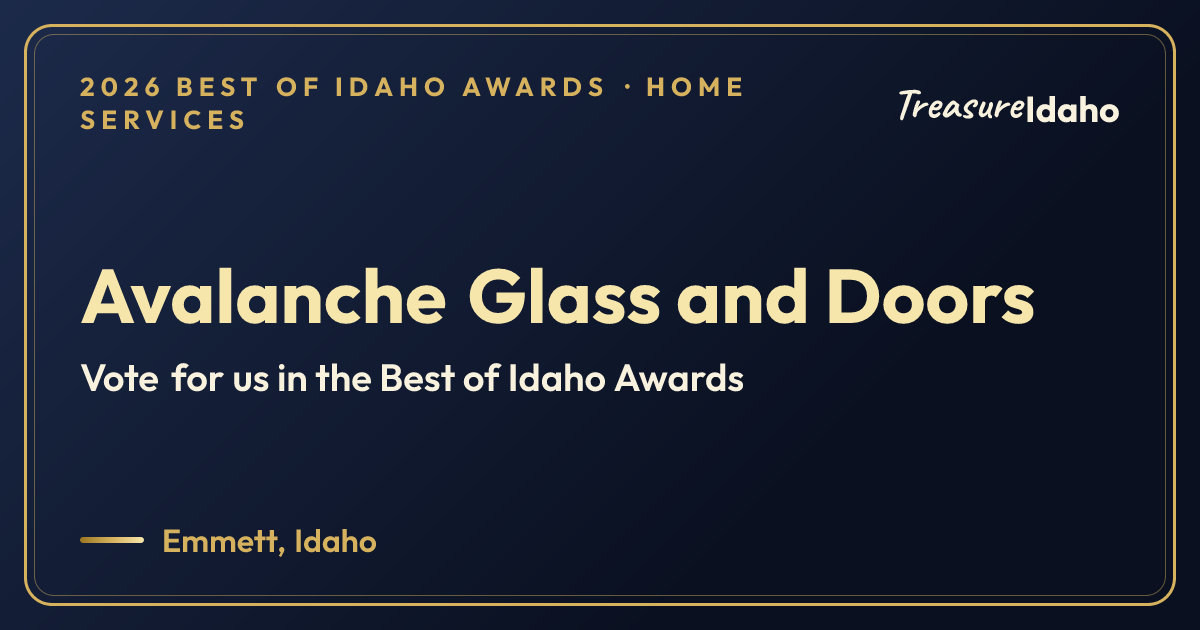 Vote for Avalanche Glass and Doors card for Home services
