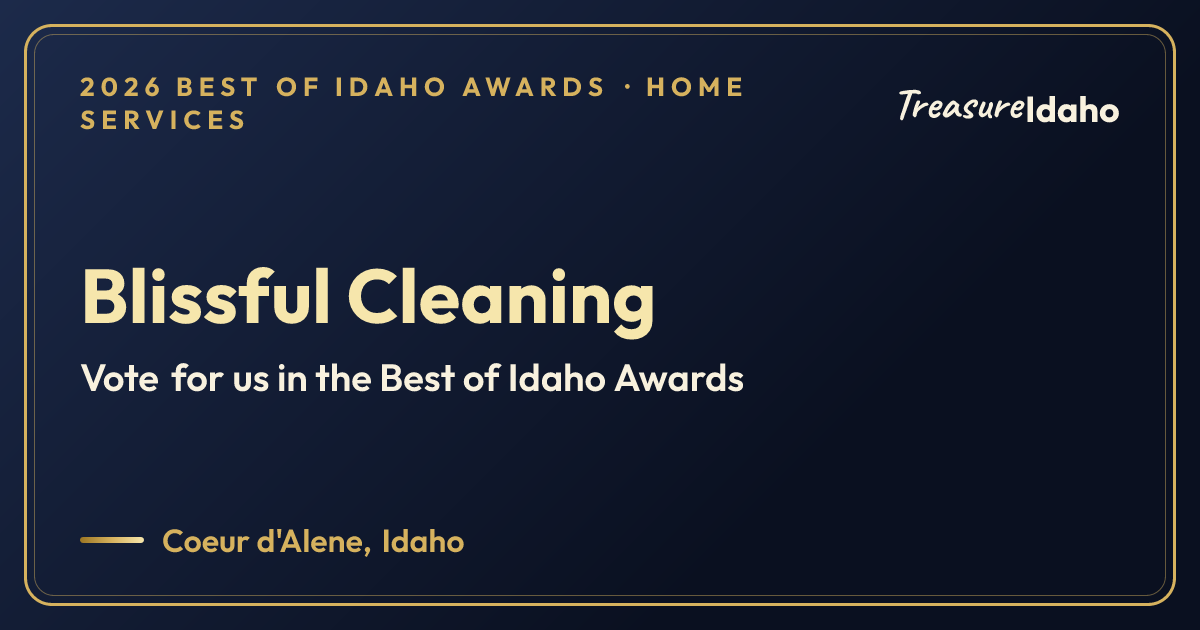 Vote for Blissful Cleaning card for Home services