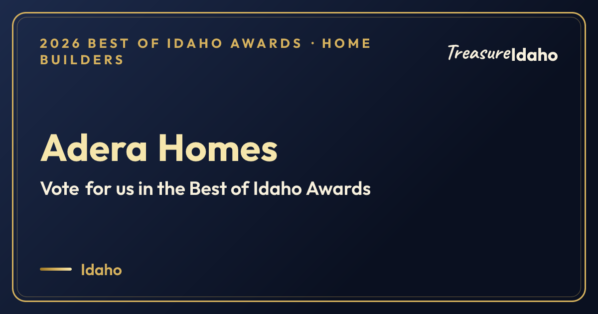 Vote for Adera Homes card for Home builders