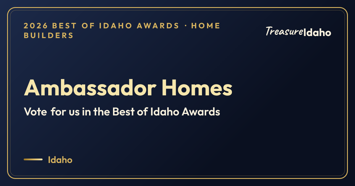 Vote for Ambassador Homes card for Home builders