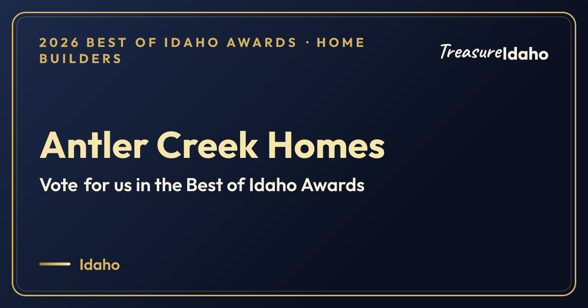 Vote for Antler Creek Homes card for Home builders