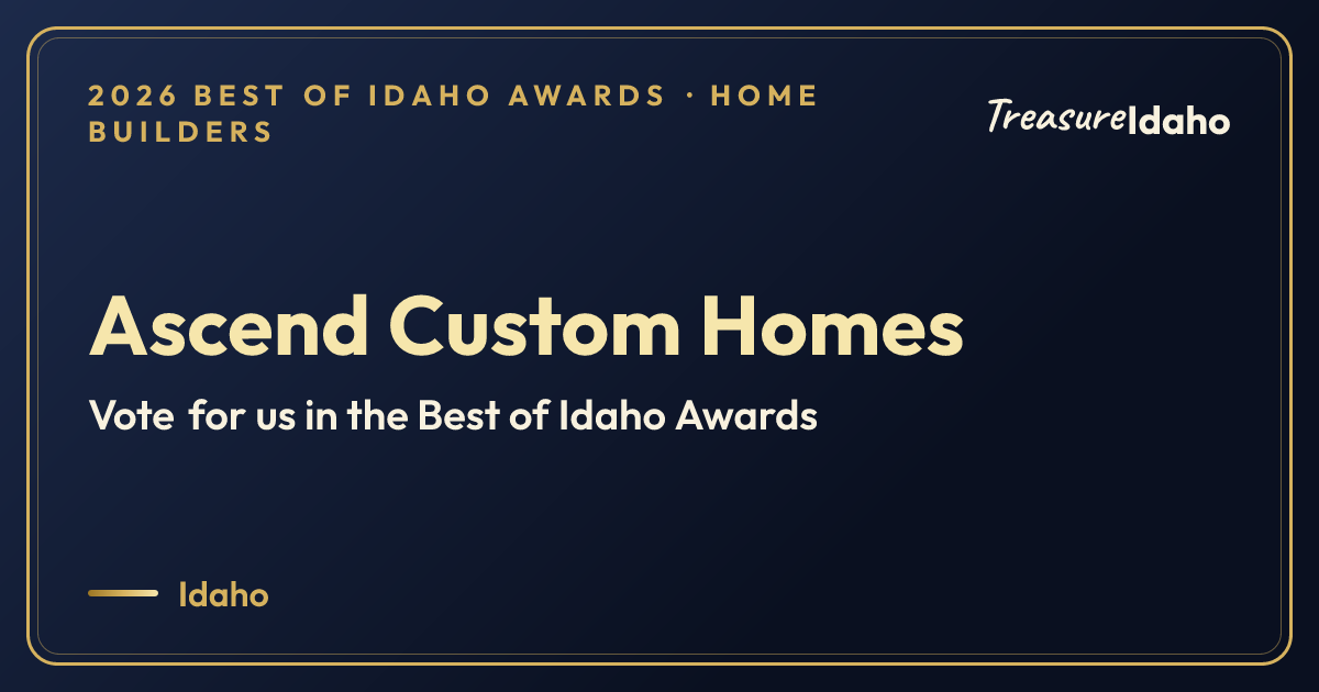 Vote for Ascend Custom Homes card for Home builders