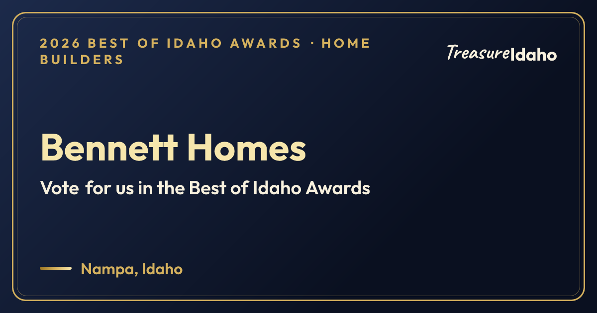 Vote for Bennett Homes card for Home builders
