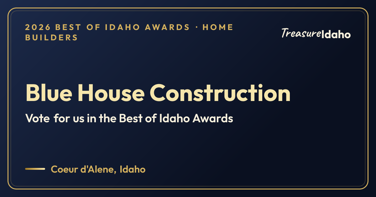 Vote for Blue House Construction card for Home builders