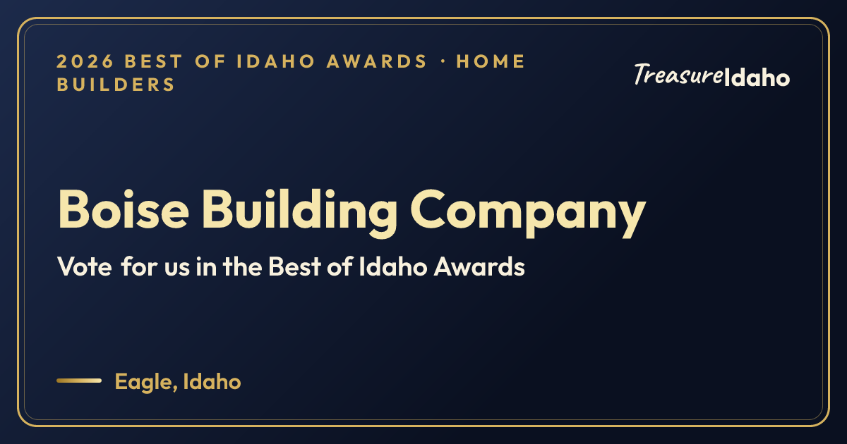 Vote for Boise Building Company card for Home builders