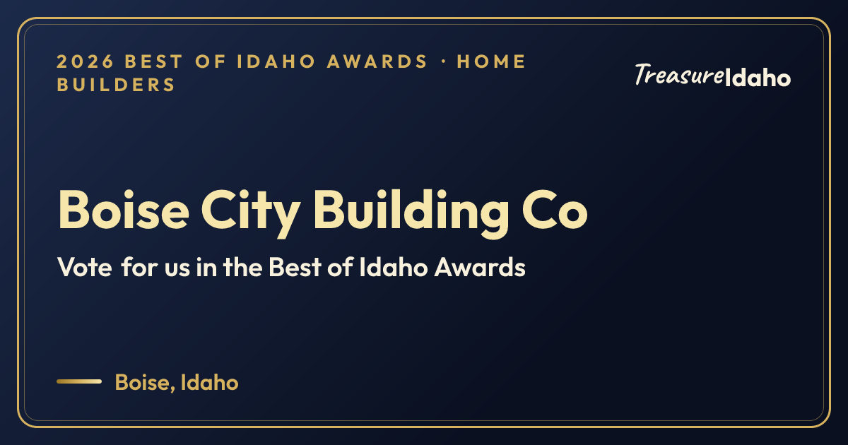 Vote for Boise City Building Co card for Home builders
