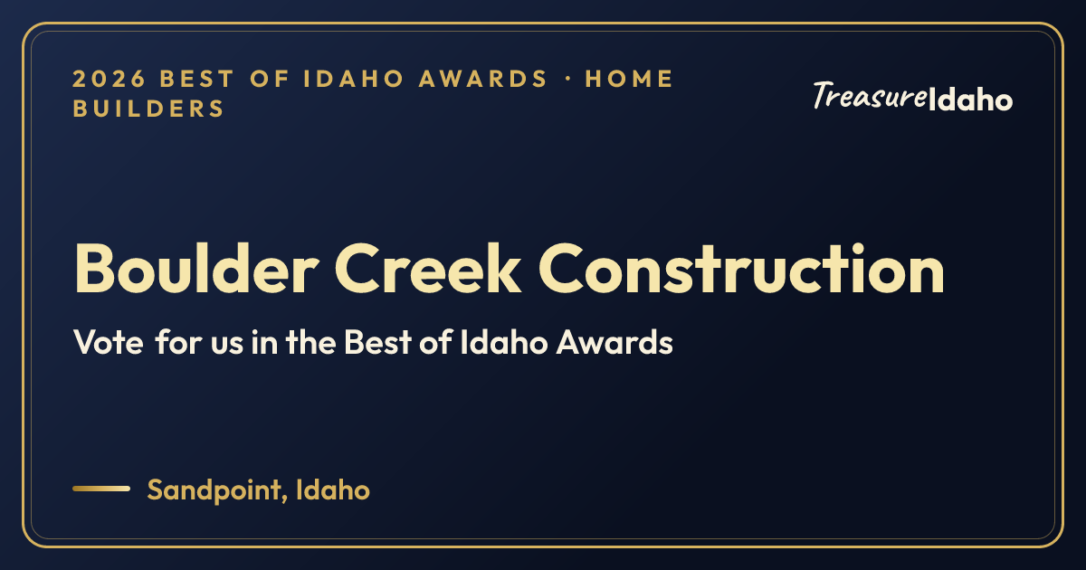 Vote for Boulder Creek Construction card for Home builders