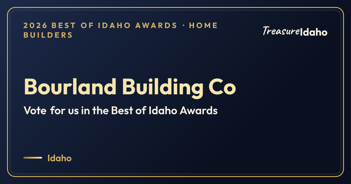 Vote for Bourland Building Co card for Home builders