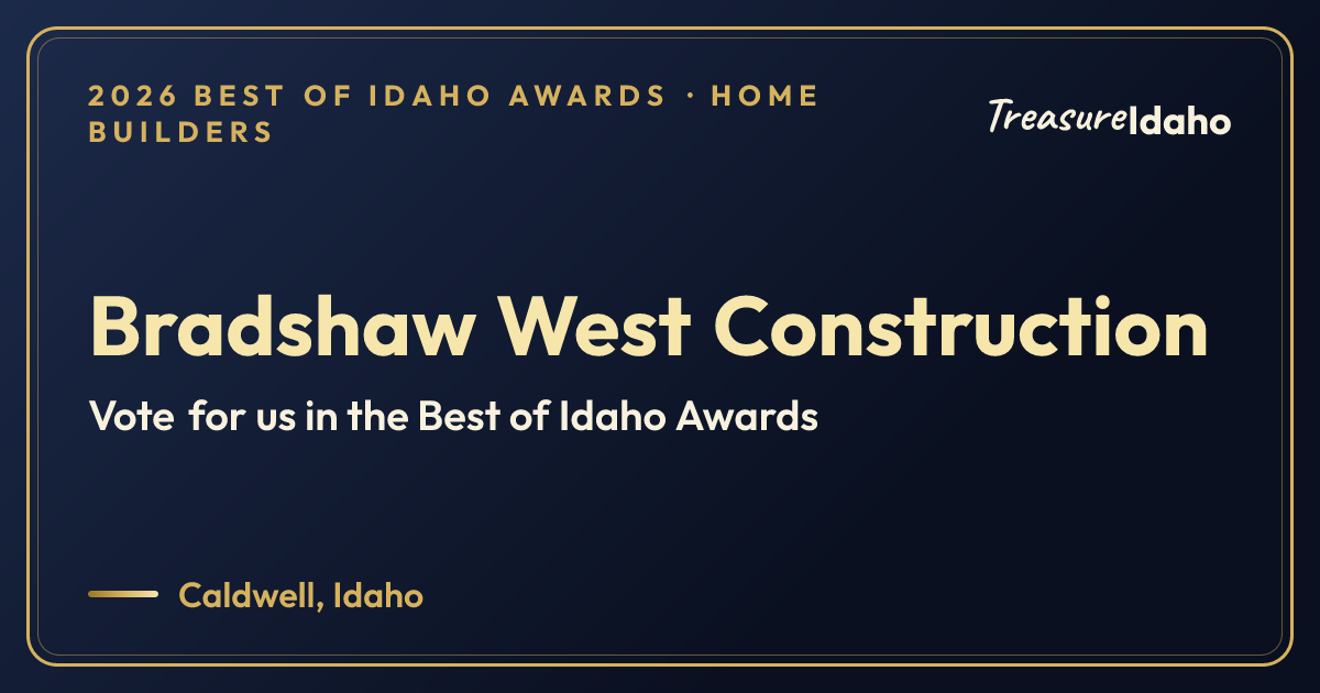 Vote for Bradshaw West Construction card for Home builders