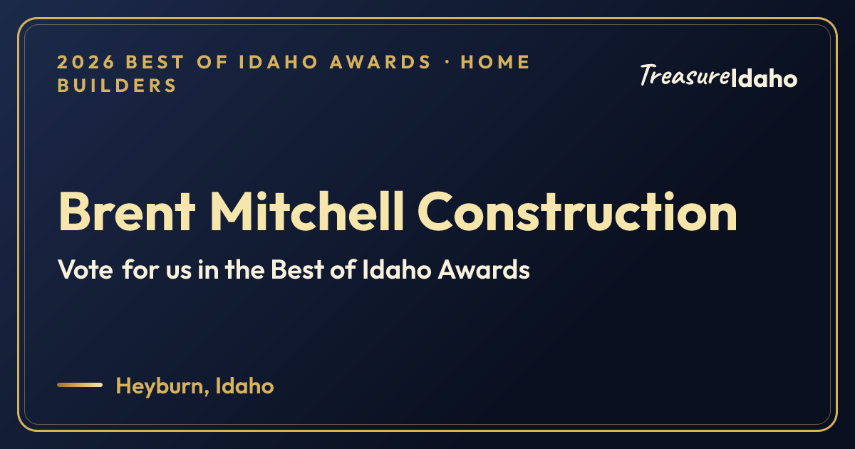 Vote for Brent Mitchell Construction card for Home builders