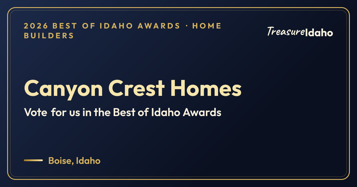Vote for Canyon Crest Homes card for Home builders