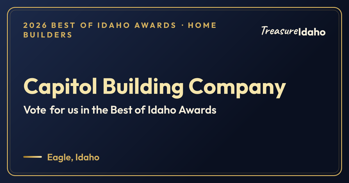 Vote for Capitol Building Company card for Home builders
