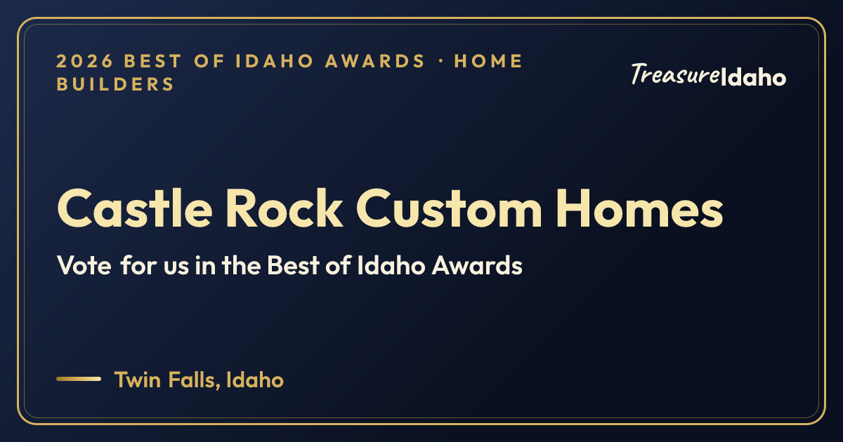 Vote for Castle Rock Custom Homes card for Home builders