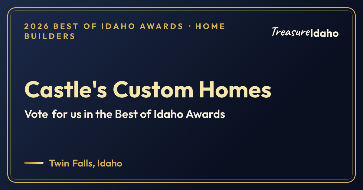 Vote for Castle's Custom Homes card for Home builders