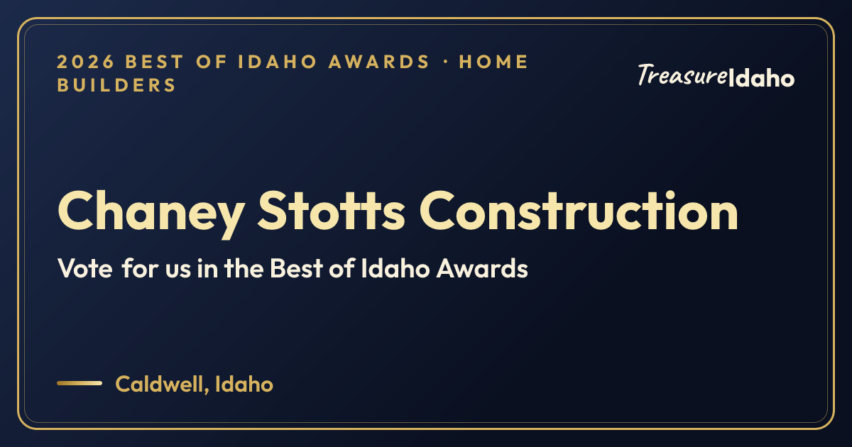 Vote for Chaney Stotts Construction card for Home builders