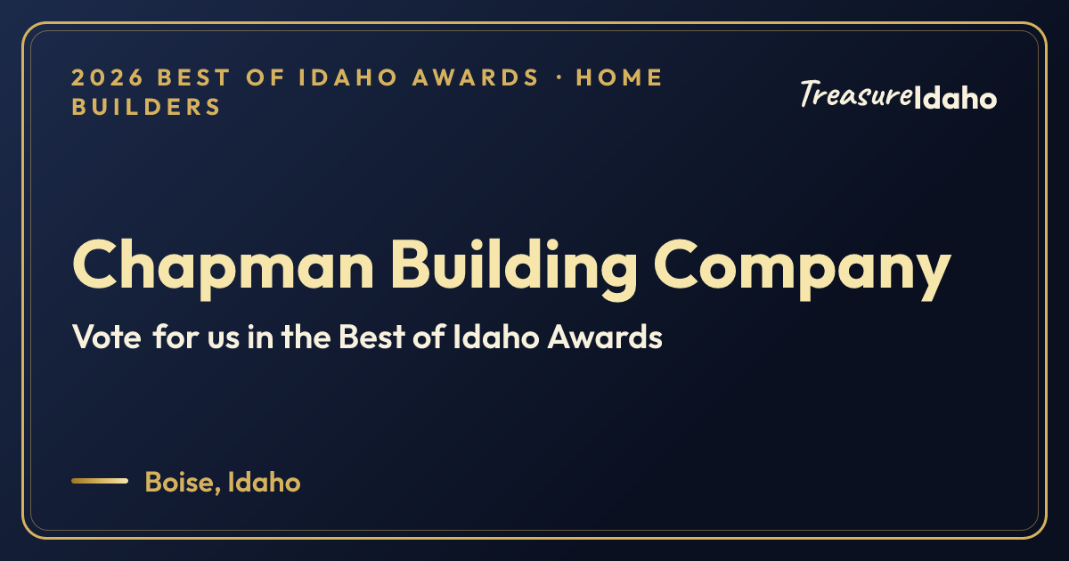 Vote for Chapman Building Company card for Home builders