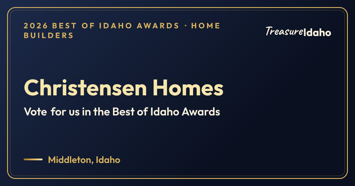 Vote for Christensen Homes card for Home builders